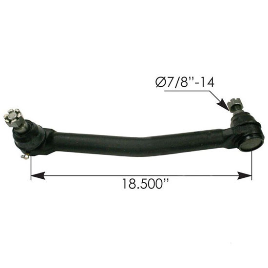Drag Link 18.5 Inch C To C Replaces 14-15491-000 For Freightliner Cascadia & Columbia