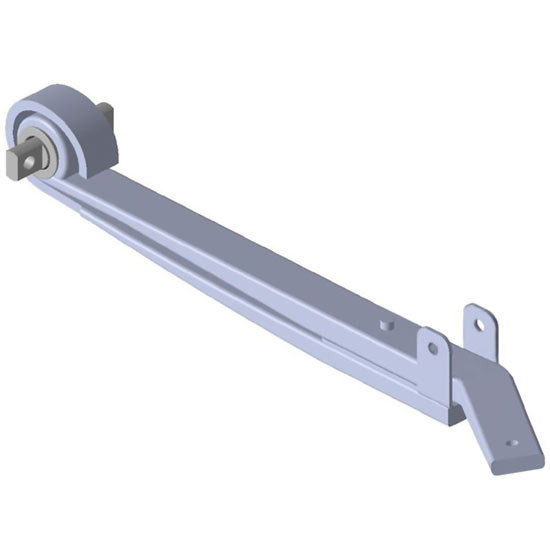 BESTfit 2 Leaf Air Beam Spring Replaces A16-16415-001, 51983 & 52343 For Freightliner FAS II Passenger Side