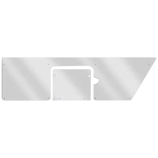 Stainless Steel Front Passenger Side Scuff Panels For Freightliner Century 112/120 2001-2010