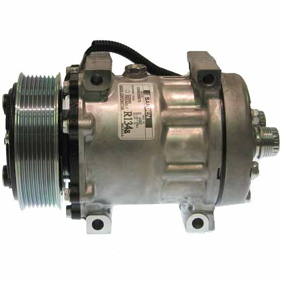 BESTfit Sanden 4421 AC Compressor With 119MM 8 Groove Clutch Replaces ABPN83-304113 For Freightliner FLD 112/120