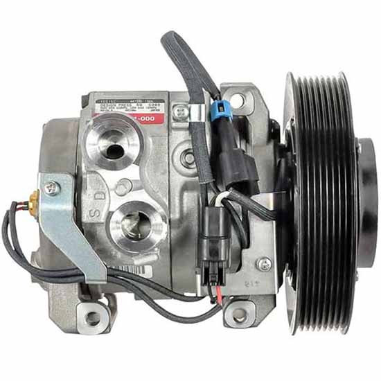 BESTfit Denso Compressor With 140MM 8 Groove Clutch Replaces 22-65770-000 For Freightliner Cascadia, M2