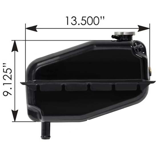BESTfit Coolant Reservoir Replaces VMLT1555J & T1555 For Freightliner FLD