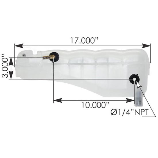 BESTfit Coolant Reservoir Replaces 05-29645-000 For Freightliner