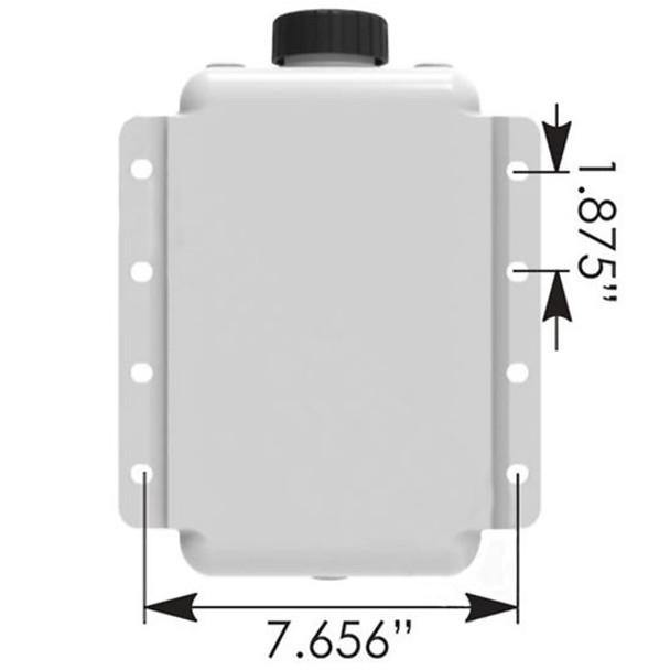 Freightliner, Thomas & Blue Bird Bus Windshield Washer Reservoir With Pump Replaces FLM065400