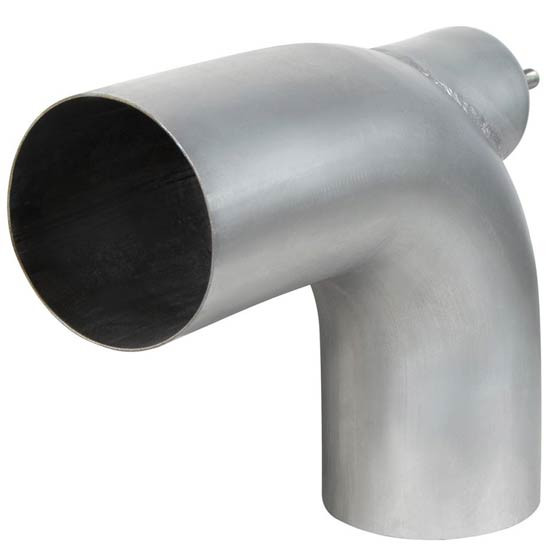 Aluminized Steel 90 Degree Exhaust Elbow Replaces OEM # 04-17476-000