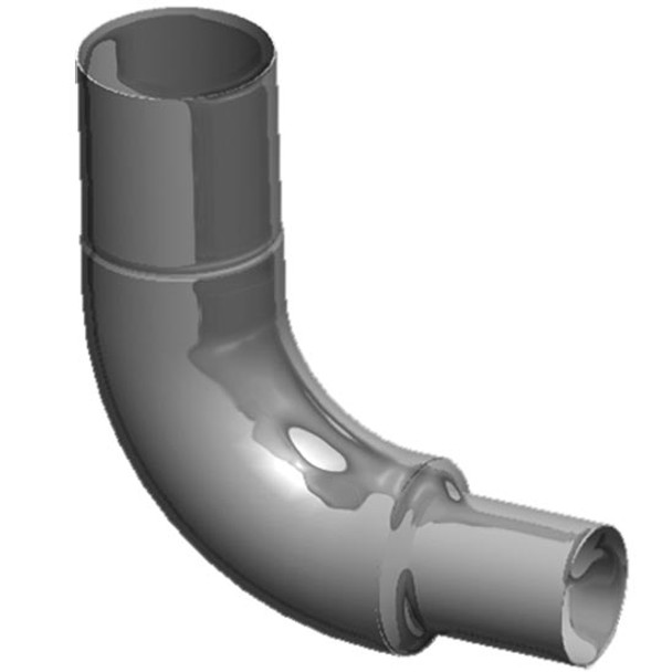 BESTfit Chrome 8 To 5 Inch Exhaust Elbow For Freightliner FL & FLD