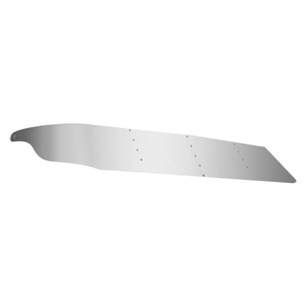 14 Inch Stainless Steel Drop Visor For Freightliner Columbia Day Cab