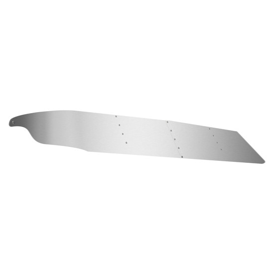 Freightliner Columbia Day Cab 14 Inch Stainless Steel Drop Visor