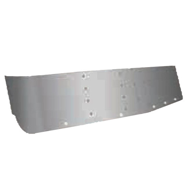 16 Inch Stainless Steel Drop Visor For Mid-Roof Freightliner Classic & FLD112/120