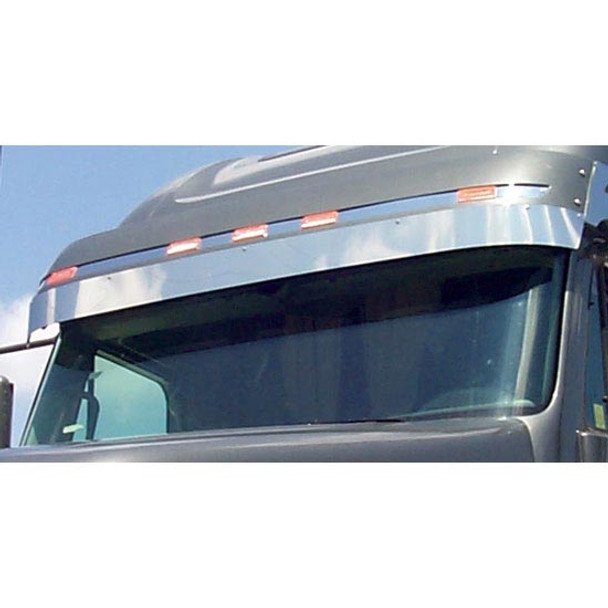 5 Inch Stainless Steel Visor Extension For Freightliner Columbia & Century