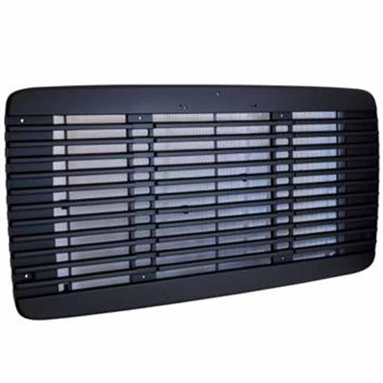 Black Grille W/ Bug Screen - 44.5 X 20.25 Inch For Freightliner FL series