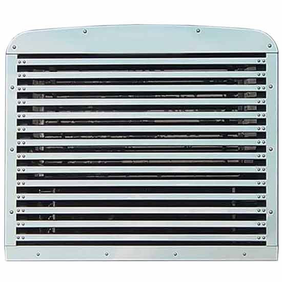 Turnpike Truck Trim Stainless Steel Grille Insert With 14 Horizontal Bars For Freightliner Classic & FLD120