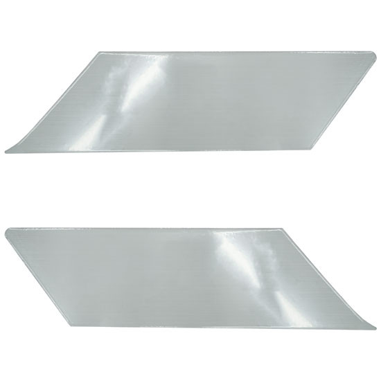 Stainless Steel Hood Side Trim For Freightliner Cascadia 116, 126 - Pair