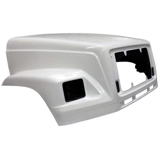 Freightliner FL106 1996-2005 Hood 46.5 Inch Fiberglass by Jones Performance Replaces A17-12407-000, A17-12646