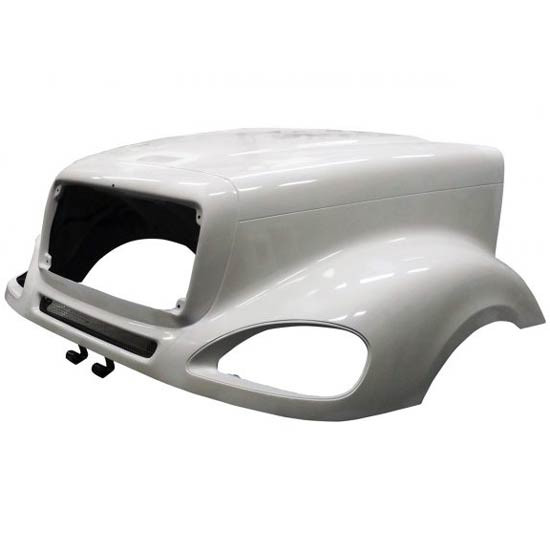 Freightliner Columbia 120 Hood Fiberglass by Jones Performance Replaces A17-13575-001, A17-15064-001