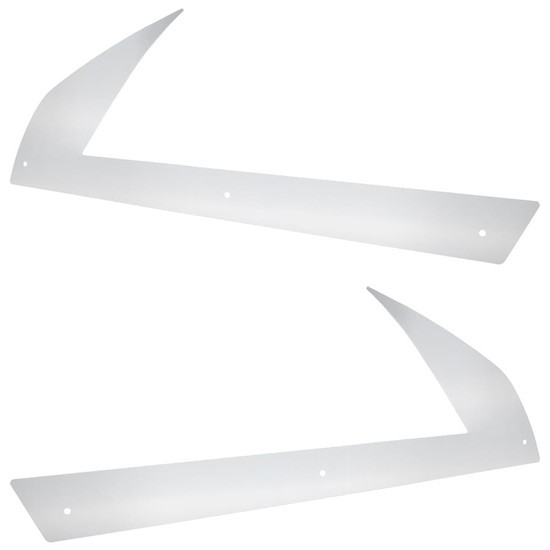 Freightliner Cascadia 116, 126 Headlight Fender Guards - Stainless Steel