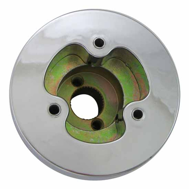 Chrome 3 Hole Steering Wheel Hub Adapter For Freightliner