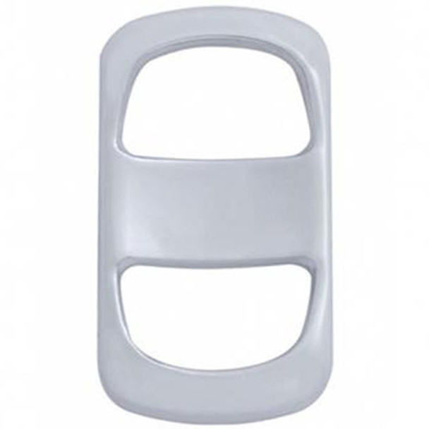 Chrome Plastic Blank Rocker Switch Covers For Freightliner - Pack Of 3