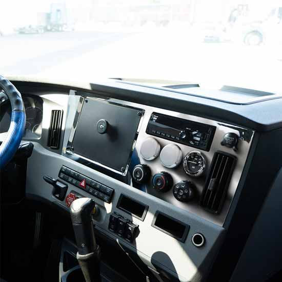 Chrome Center Dash Upper Panel For Freightliner Cascadia 116, 126