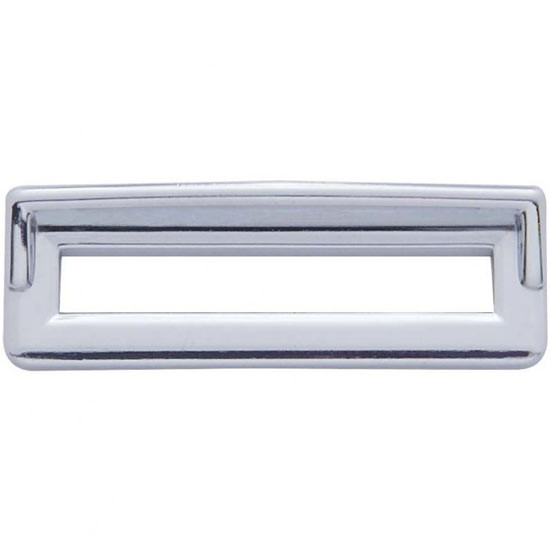 Chrome Label Covers W/ Visor For Freightliner FL120, FLD132, FLD112, FLD120 - Pack Of 6