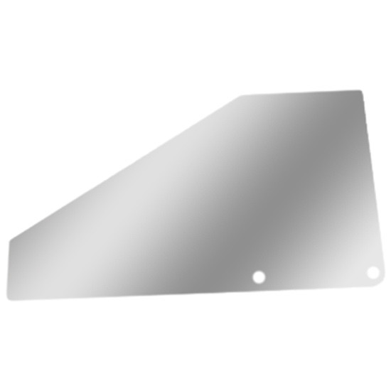 RoadWorks Stainless Steel Lower Left Kick Panel, Passenger Side For Freightliner