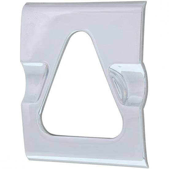 Chrome Plastic Hazard Light Trim For Freightliner Cascadia 113, 125