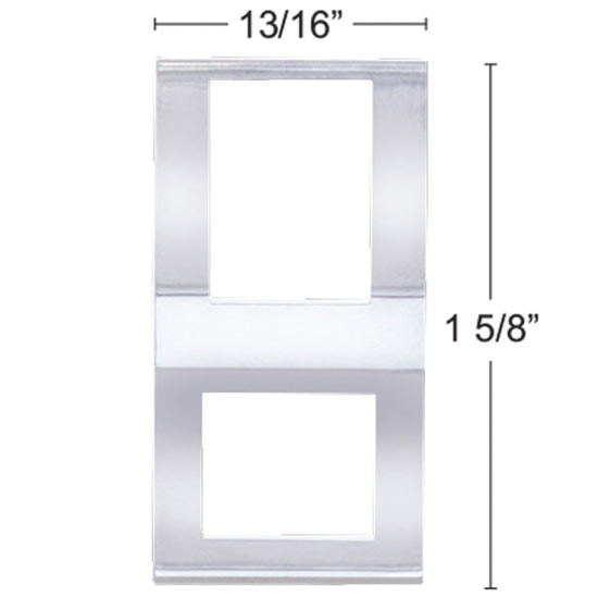 Chrome Switch Covers For Freightliner Cascadia 116, 126
