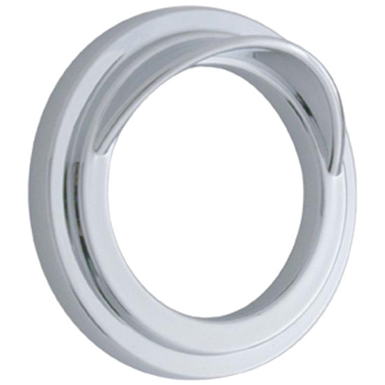 Chrome Plastic Small Gauge Cover W/ Visor For Freightliner