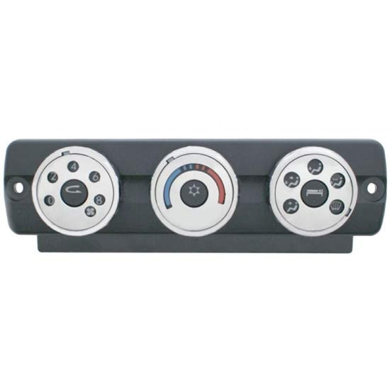 A/C Heater Control Knob Covers, Set Of 3 For Freightliner Cascadia 113, 125