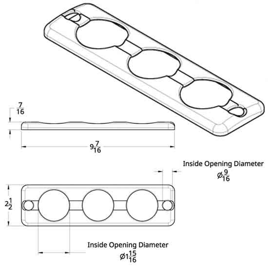 Chrome A/C Control Cover For Freightliner