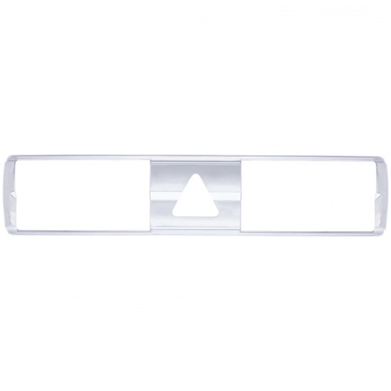 Chrome Plated Plastic Hazard Switch Panel Trim For Freightliner Cascadia 116 & 126 2018-Current