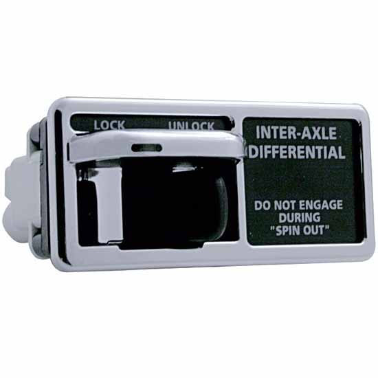 Chrome Air Switch Trim Bezel For Freightliner (Pack Of 3)