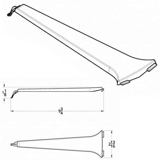 Chrome Center Dash Insert For Freightliner