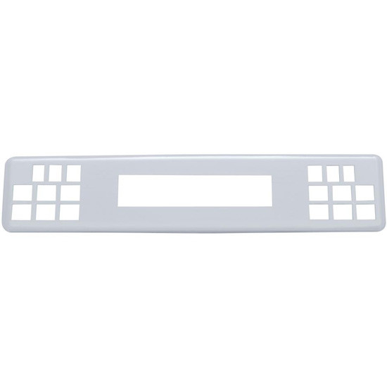 Chrome Center Dash Warning Light Panel Cover For Freightliner Classic, FLD, FLT Cabover