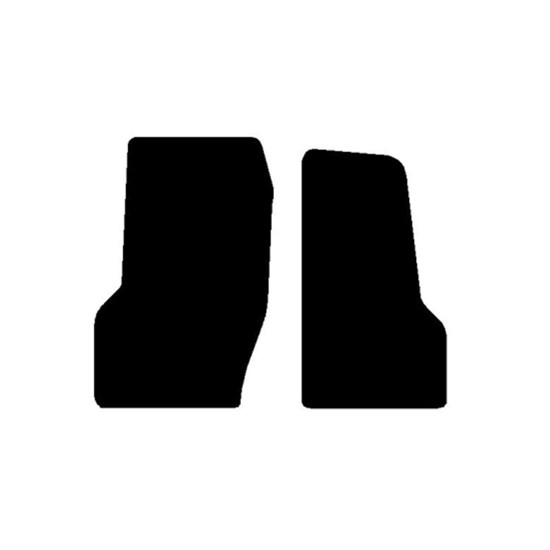 Black Luxury Sport Carpet Front Floor Mats For Freightliner M2