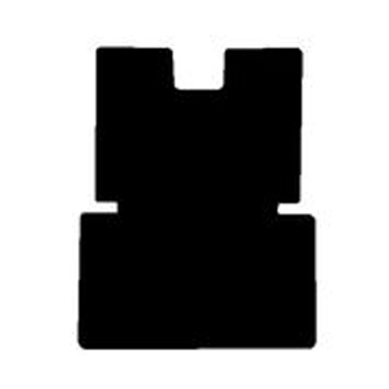 Black Middle Sleeper Floor Mats For Freightliner Century, Columbia & Coronado