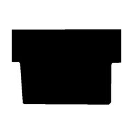 Black 58 Inch Sleeper Floor Mat For Freightliner Classic XL & FLD