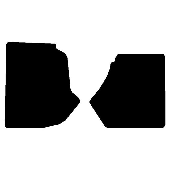 Black Front Floor Mats For Freightliner Coronado