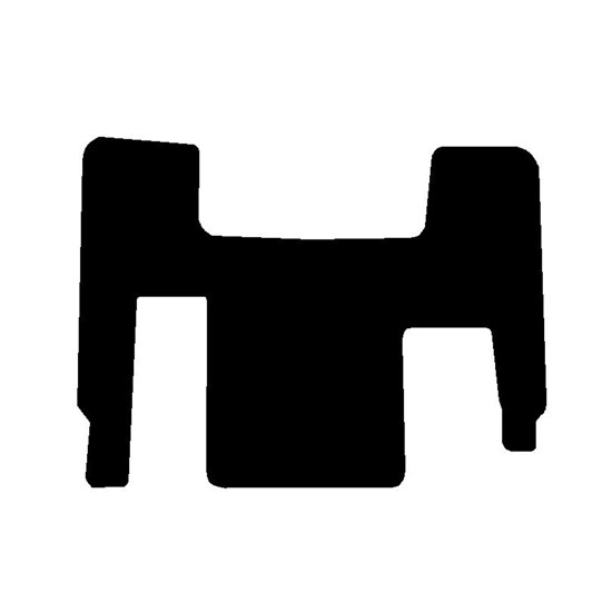 Black Front Floor Mats For Freightliner FLD