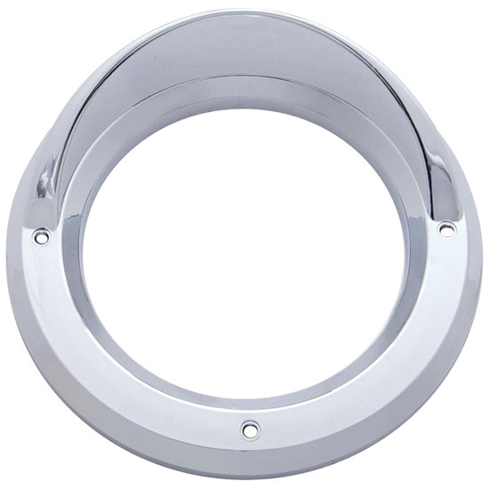 Chrome 4 Inch Bezel W/ Visor