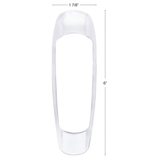 Chrome Plated Plastic Cab Light Bezel For Freightliner Cascadia 116 & 126