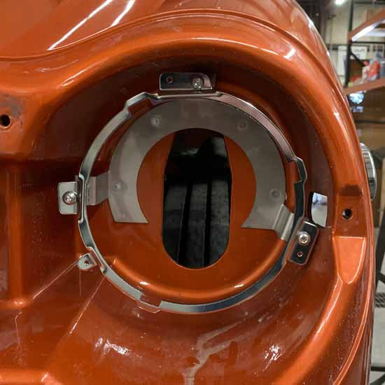 CSM 7 Inch Round Headlight Adapter Plate For Freightliner Coronado