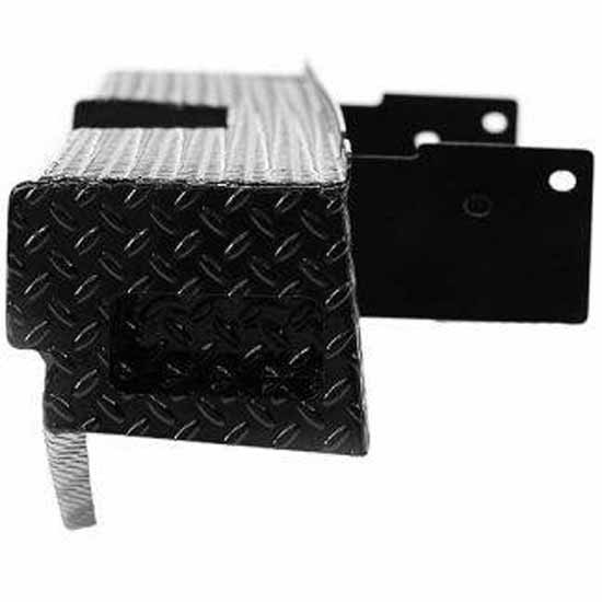 Black Steel Rear Sport Bumper For Ford F250, F350 Super Duty 2017-2020