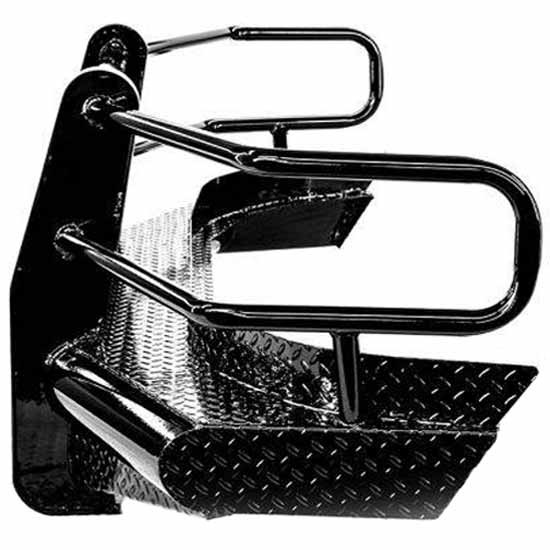 Legend Series Black Steel Front Bumper W/ Grille Guard For Ford F150, F250, Expedition