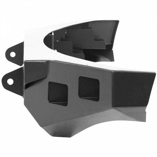 Horizon Series Matte Black Steel Front Bumper, 7 Gauge W/ Flood/Spot Lights For Ford F150 2015-2017