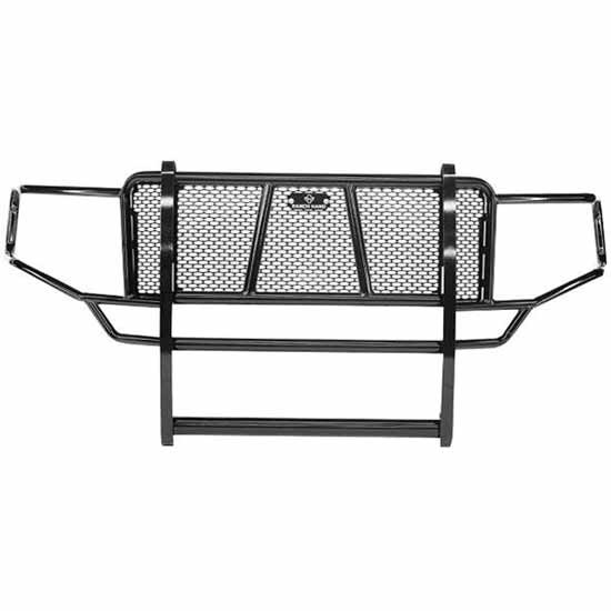 Legend Series Black Steel Grille Guard W/ Custom Punch Plate Grille Insert For Ford F150 2009-2014