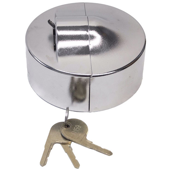 Locking Fuel Cap Cover For Freightliner, Sterling, Western Star W/ Push