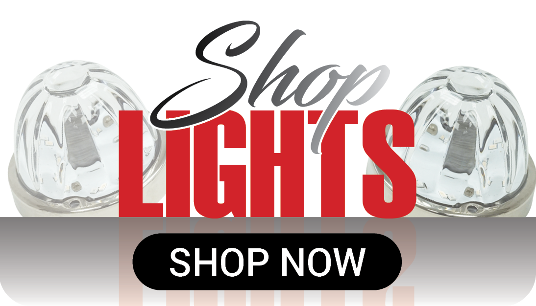 What truck light options are available from 4 State Trucks? A: Watermelon marker lights, cab lights, and other decorative truck lighting.