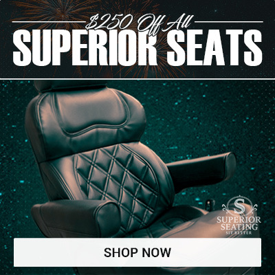 Save $250 on Superior Seats premium truck seating for heavy-duty semi trucks