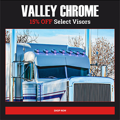 15% Off Valley Chrome Visors